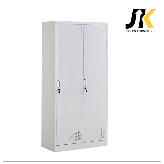Double Color Storage Bedroom Furniture Small Metal Wardrobe Closet